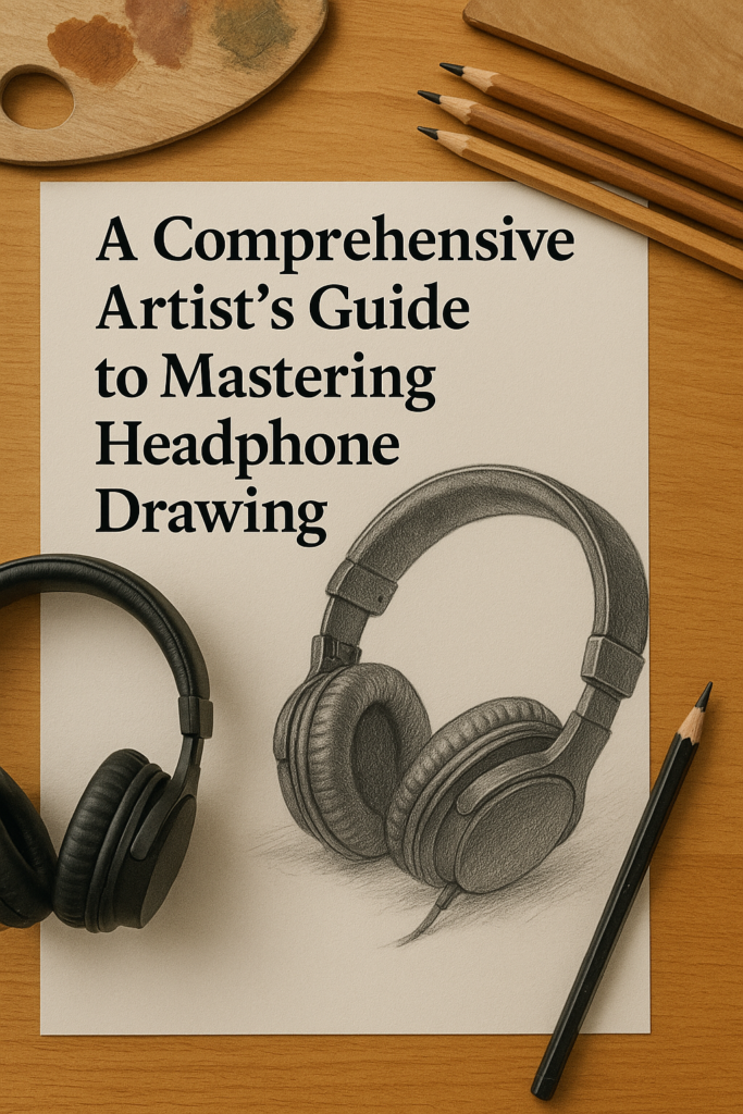 headphones drawing