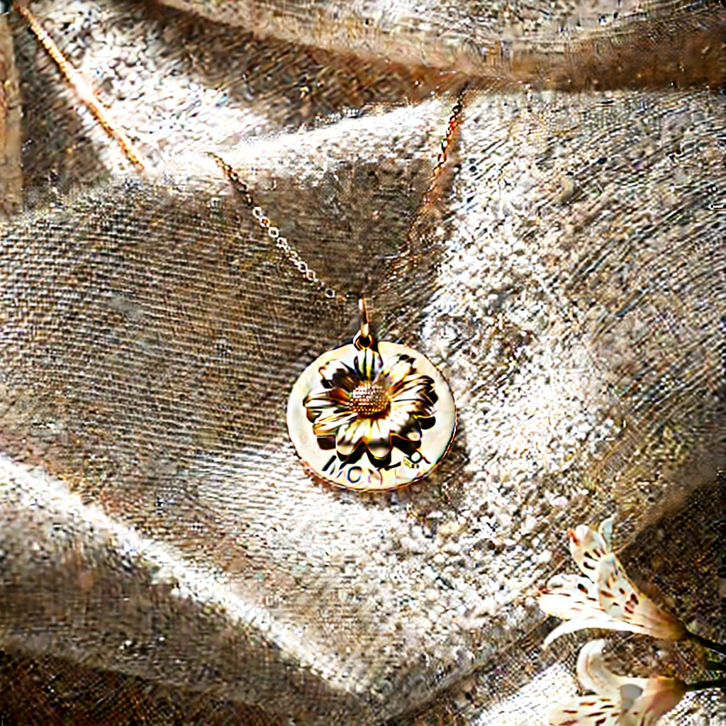 birth flower necklace
