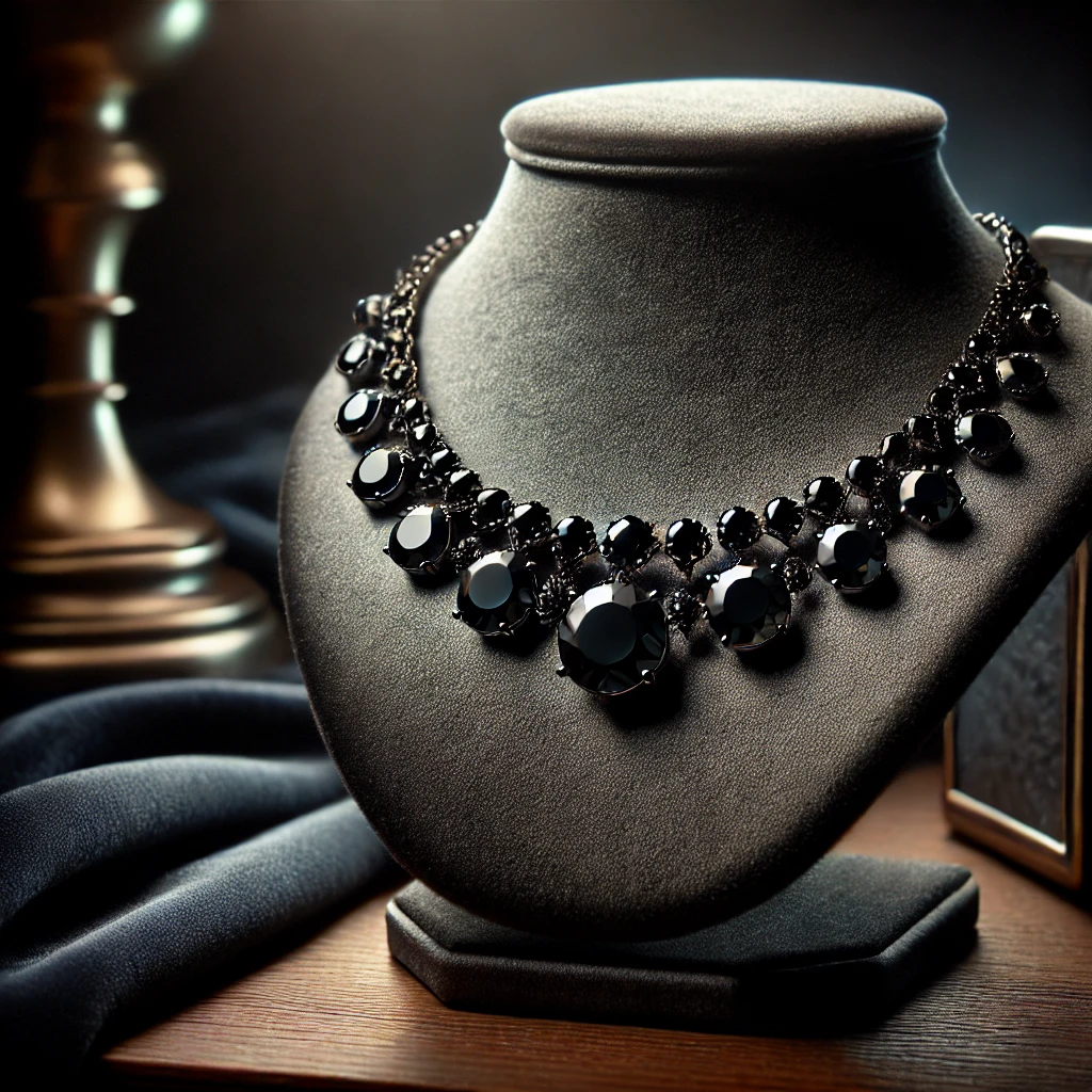 black diamond necklace